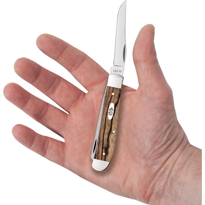 Case XX 25142 Mini Trapper Knife Zebra Wood Handles