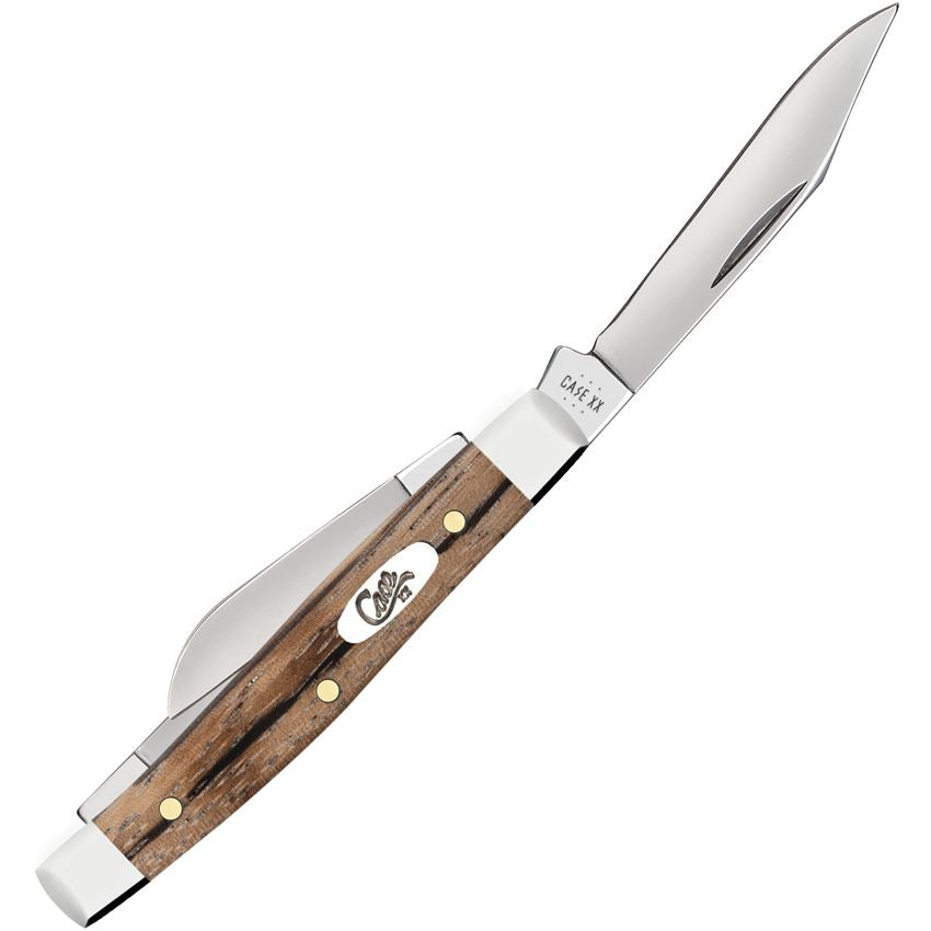 Case XX 25144 Stockman Knife Zebra Wood Handles