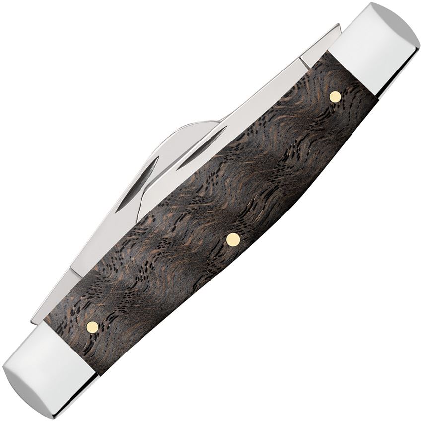 Case XX 14004 Stockman Knife Black Curly Oak Handles