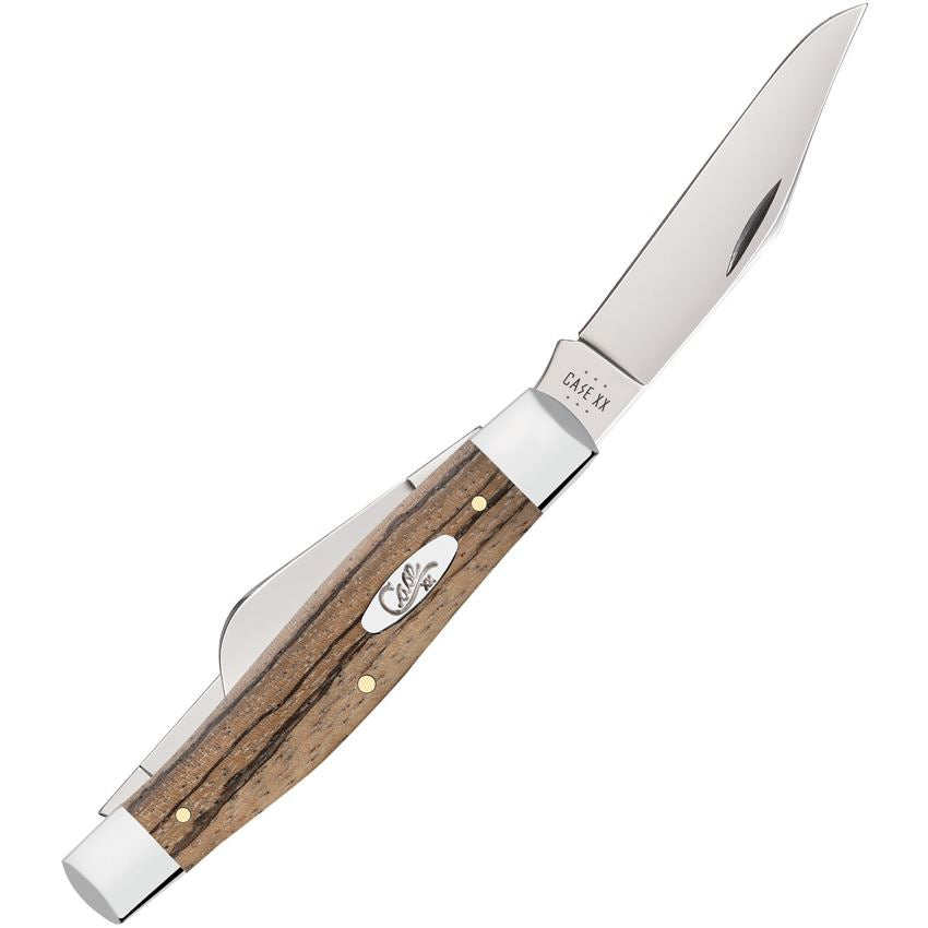 Case XX 25145 Large Stockman Knife Zebra Wood Handles