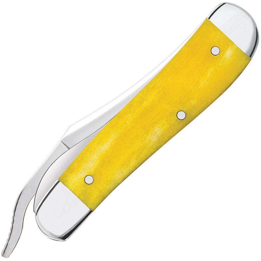 Case XX 20033 Russlock Knife Yellow Bone Handles