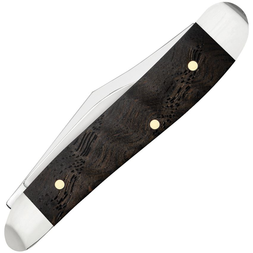 Case XX 14005 Peanut Knife Black Curly Oak Handles