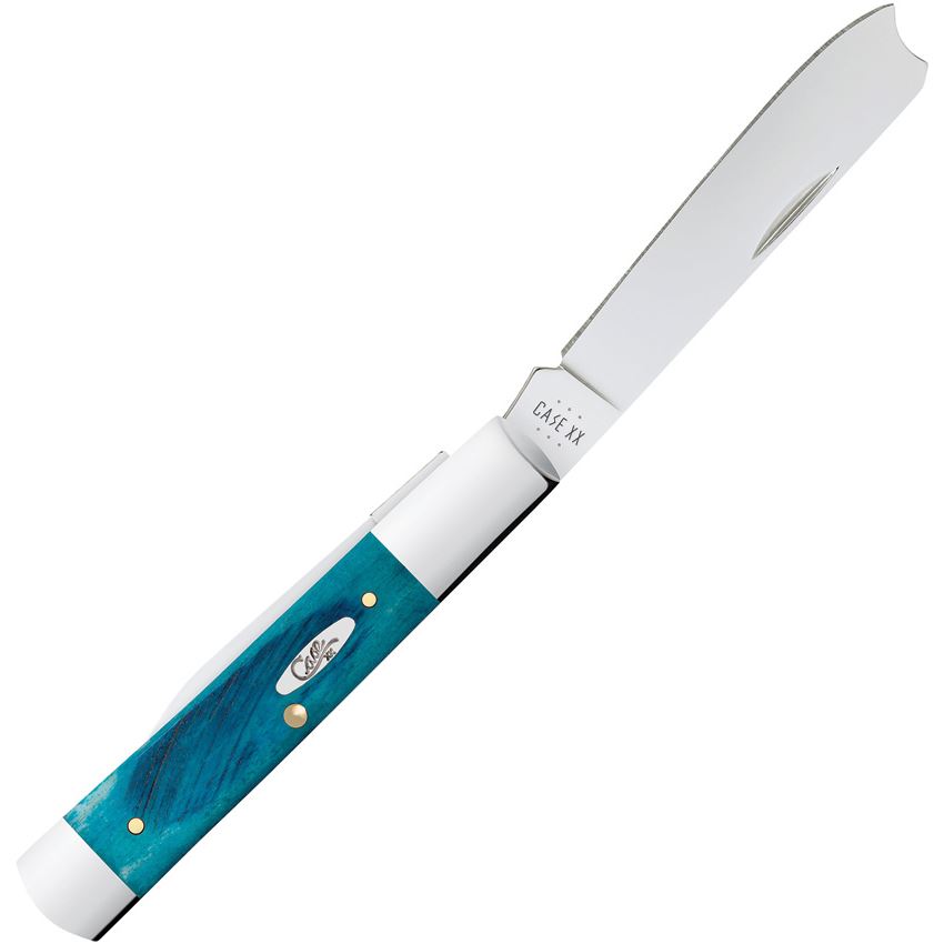 Case XX 25583 Razor Knife Caribbean Blue Handles