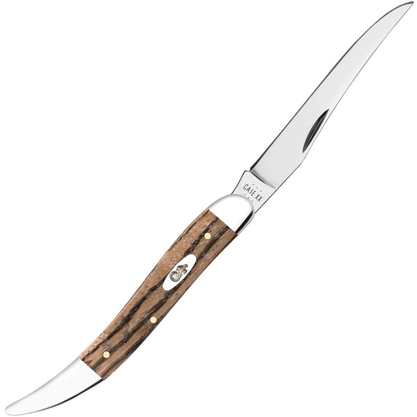 Case XX 25146 Toothpick Knife Zebra Wood Handles