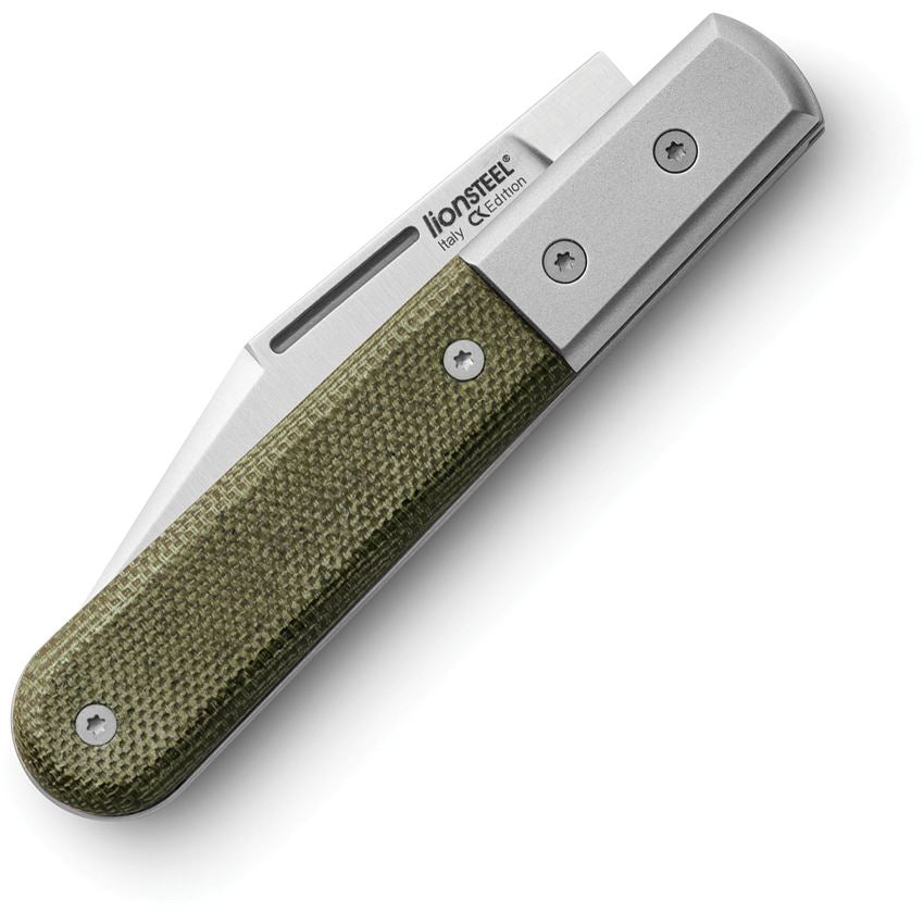 LionSTEEL CK0112CVG Barlow Knife Shuffler Green Handles