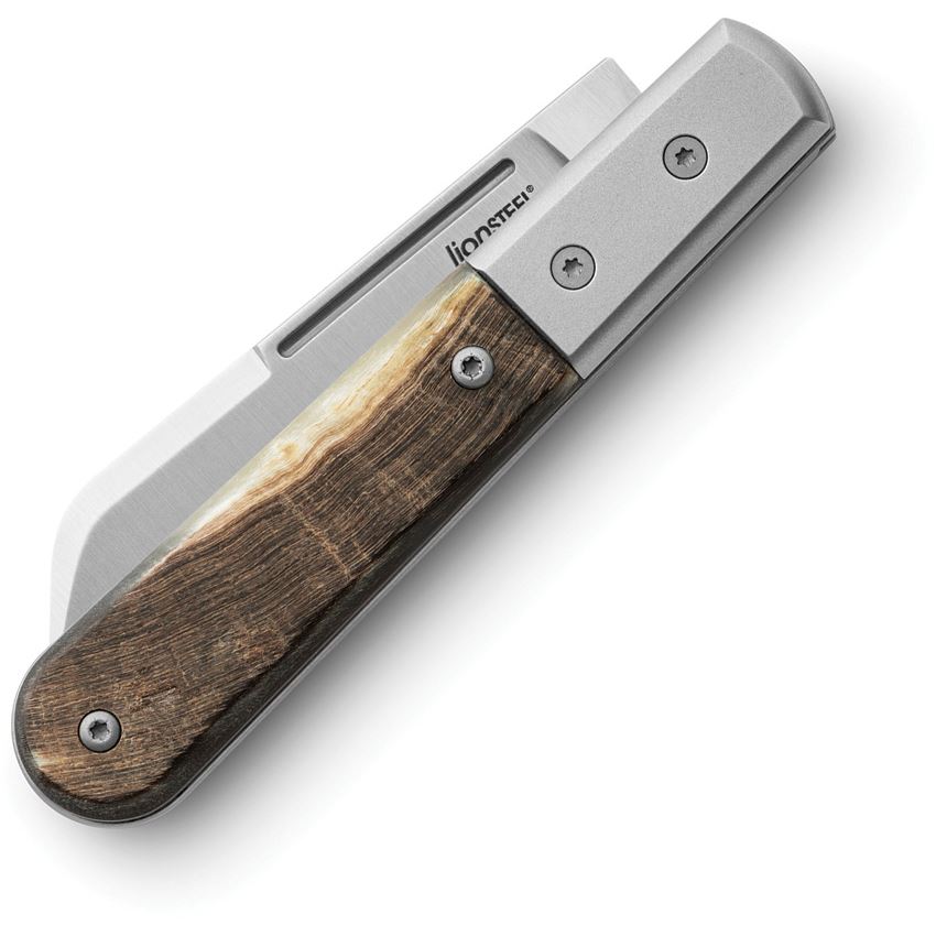 LionSTEEL CK0115RM Barlow Knife Dom Ram's Horn Handles