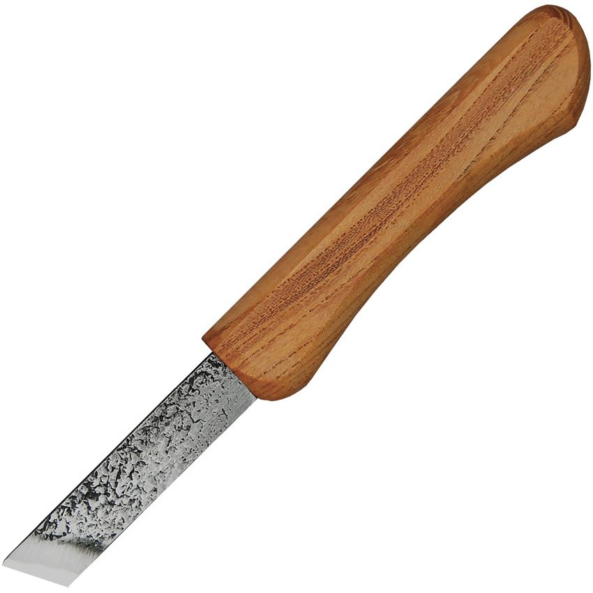 Mikihisa 072 Mikikichan Hira Double Edge Carving Knife Wood Handles