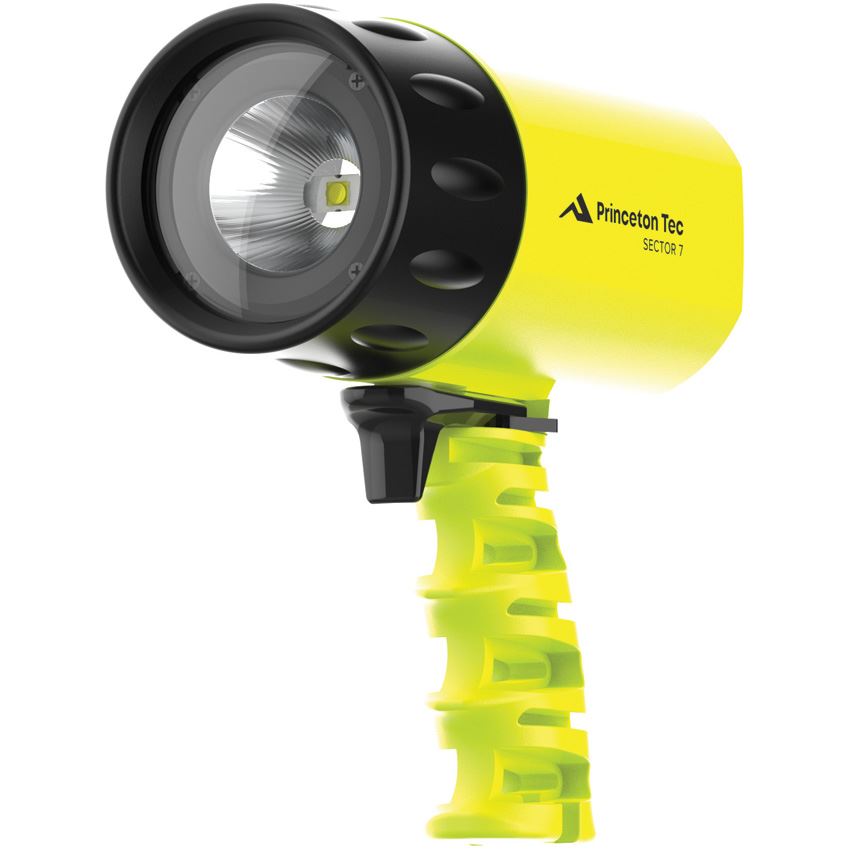 Princeton Tec 02725 Sector 7 Dive Light Neon Yellow