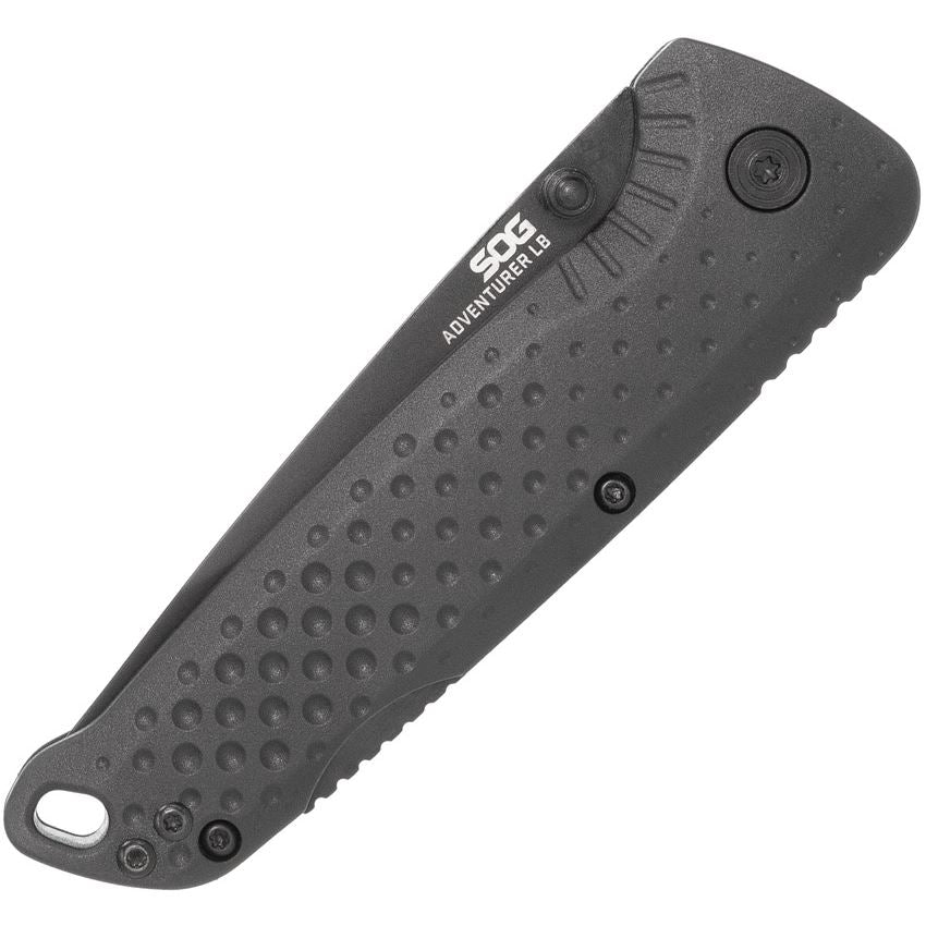 SOG 13110143 Adventure Lockback Knife Black Handles