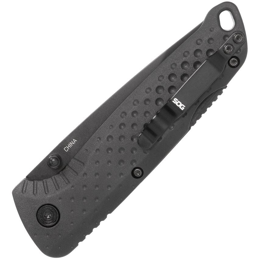 SOG 13110143 Adventure Lockback Knife Black Handles