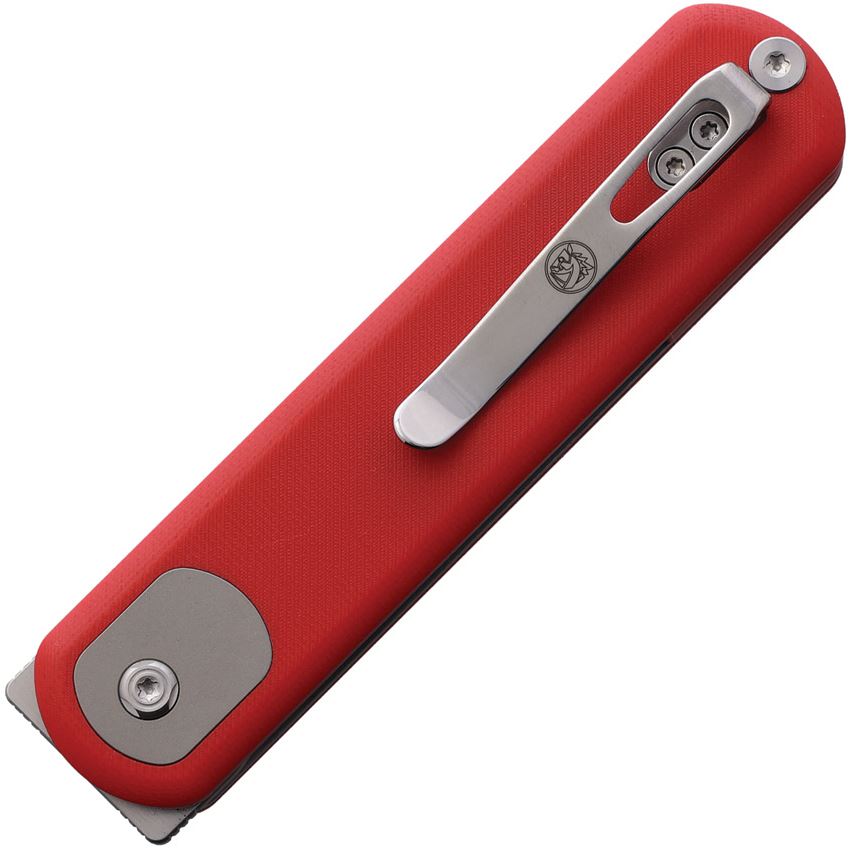 Vosteed A0726 Corgi Trek Lock Knife Red G10 Handles