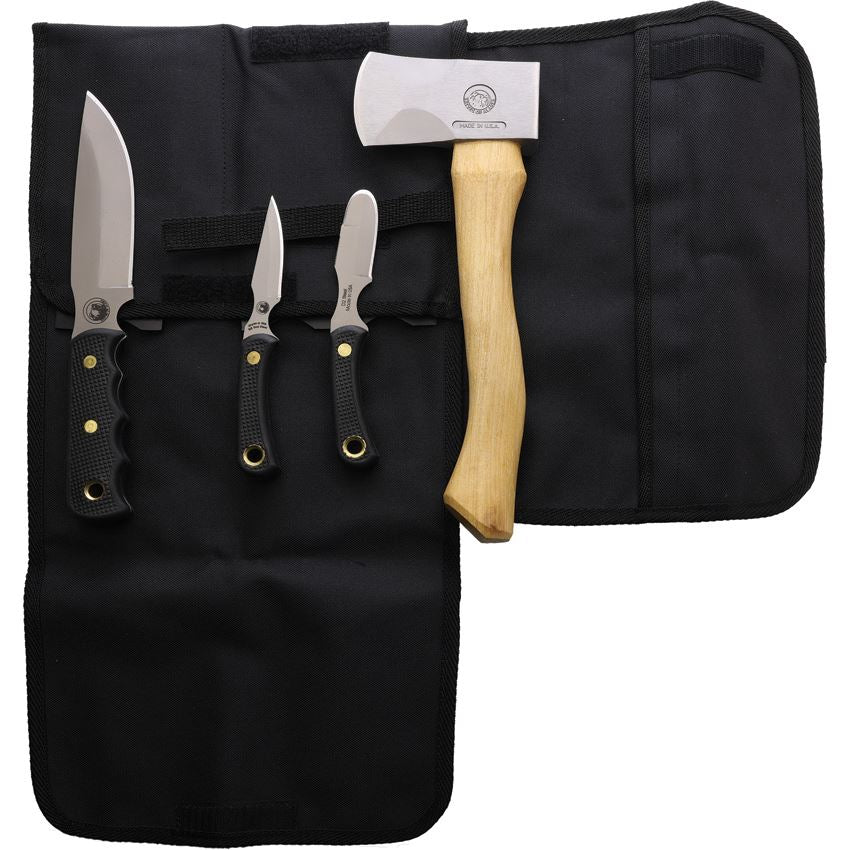 Knives Of Alaska 00250FG Hunter Pro Pack Set Black Handles