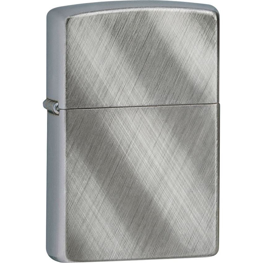 Zippo 28182 Zippo Diagonal Weave with Chrome Finish