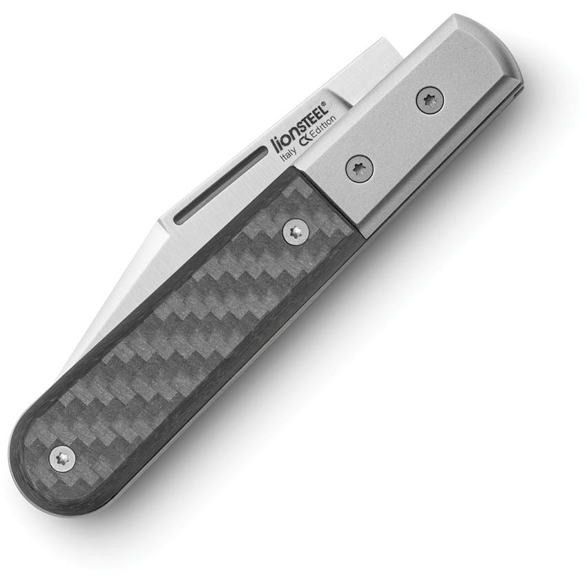 LionSTEEL CK0112CF Barlow Knife Shuffler Carbon Fiber Handles