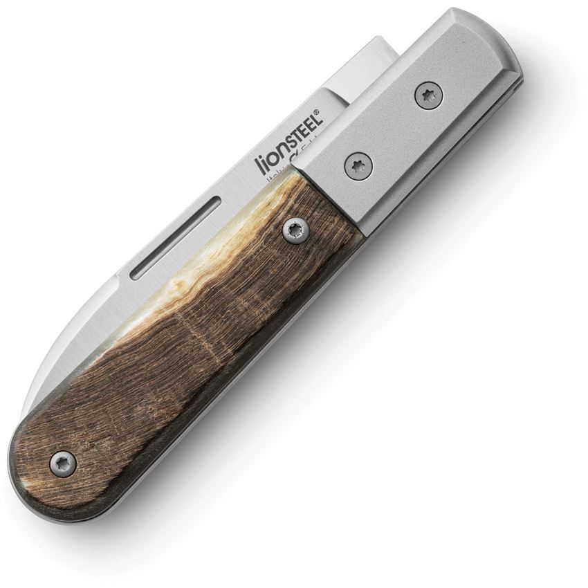 LionSTEEL CK0111RM Barlow Knife Roundhead Ram Horn Handles