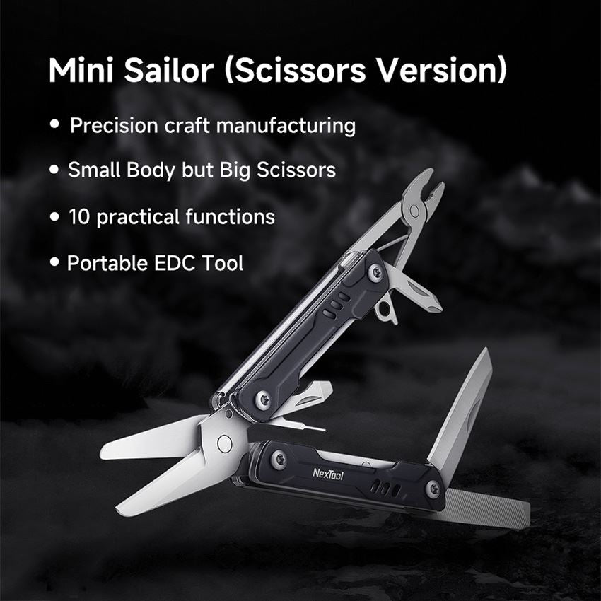 NexTool 20237 Mini Sailor Scissors MultiTool