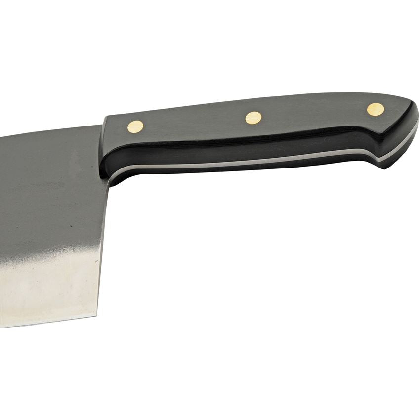 WatchFire 4000 Serbian Cleaver Black Wood Handles