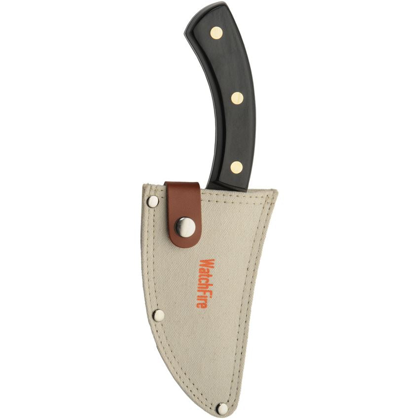 WatchFire 4002 Bosna Butcher Knife Black Wood Handles