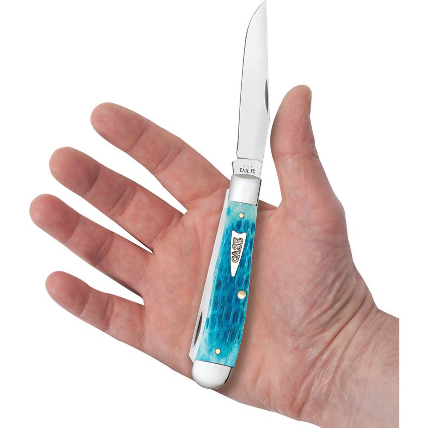 Case XX 50640 Trapper Knife Sky Blue Handles