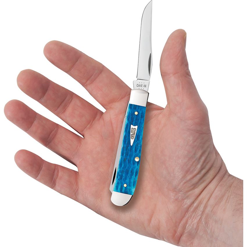 Case XX 50641 Mini Trapper Knife Sky Blue Handles