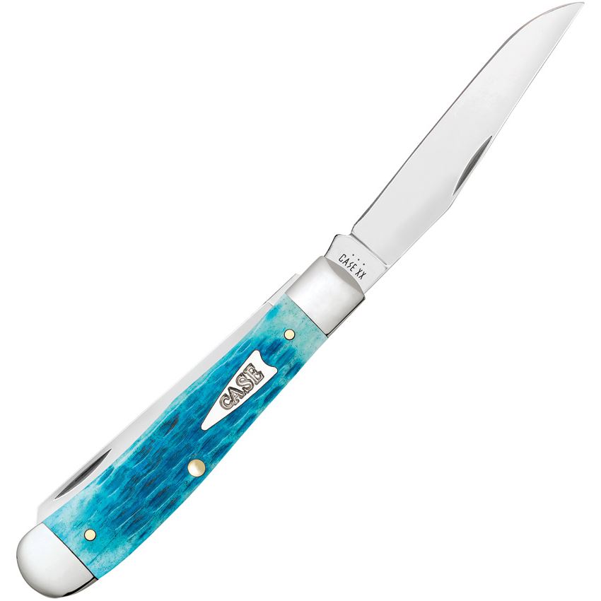 Case XX 50640 Trapper Knife Sky Blue Handles