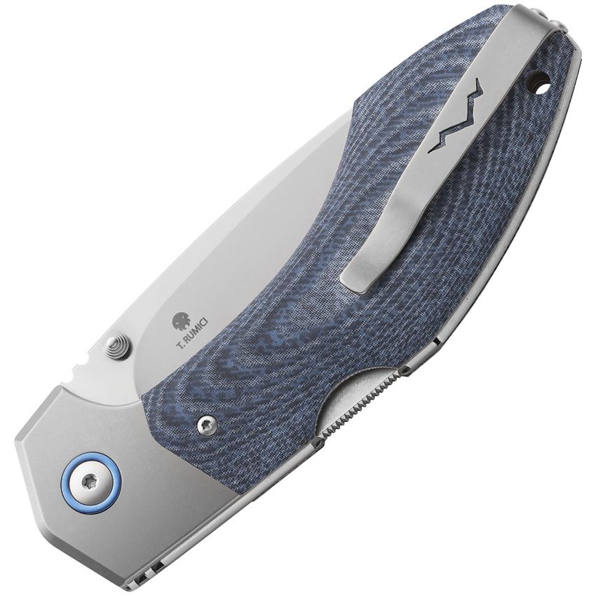 MKM-Maniago HRDCT Hero Stonewash Lockback Knife Denim Handles