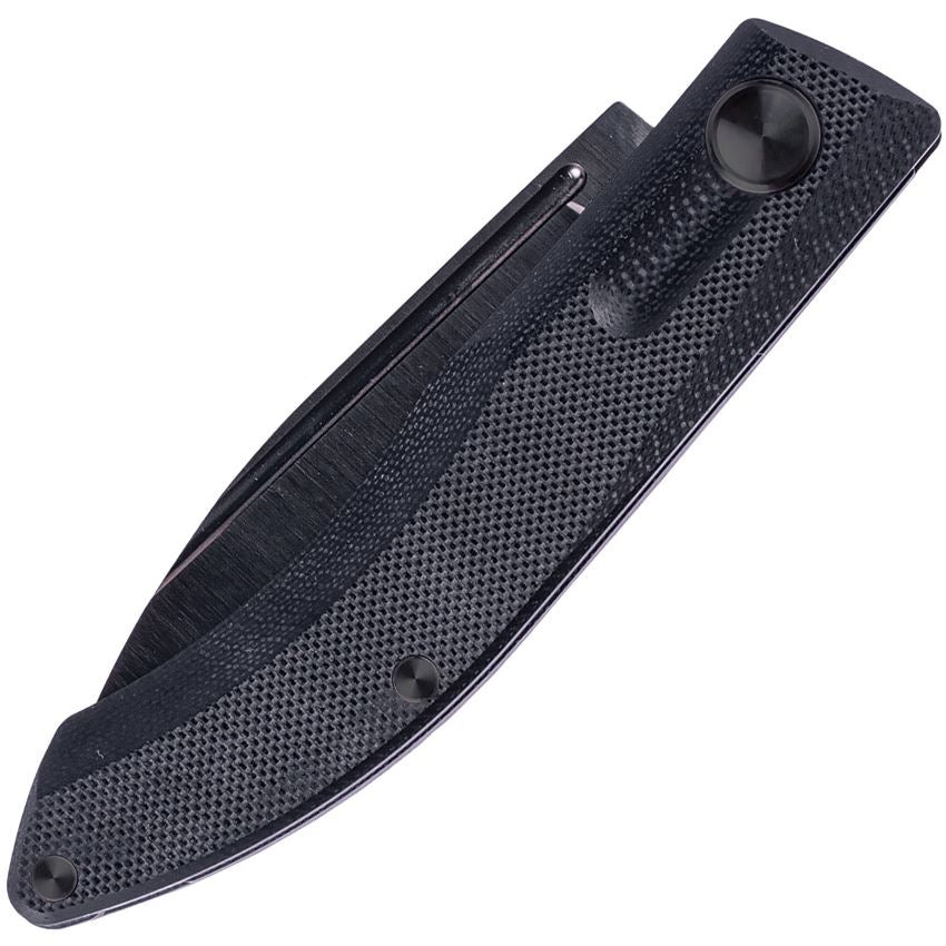 Real Steel 7041Z1 Stella Lux Black Slip Joint Knife Black Handles