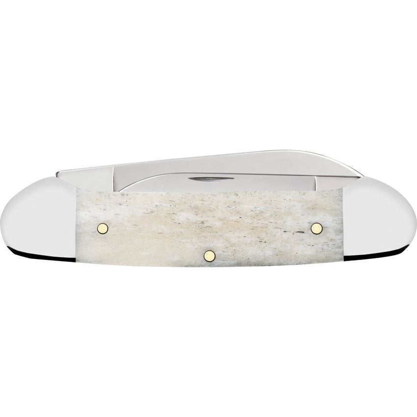 Case XX 14092 Canoe Knife Natural Bone Handles