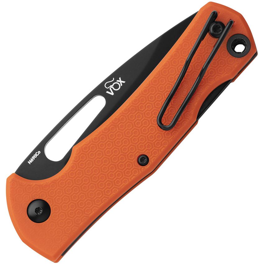 MKM-Maniago LVPOR LOV Lockback Knife Orange Handles