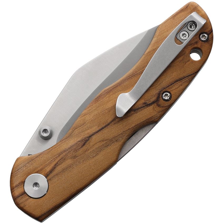 Petrified Fish E12OWOS Skalor Lockback Knife Olive Handles