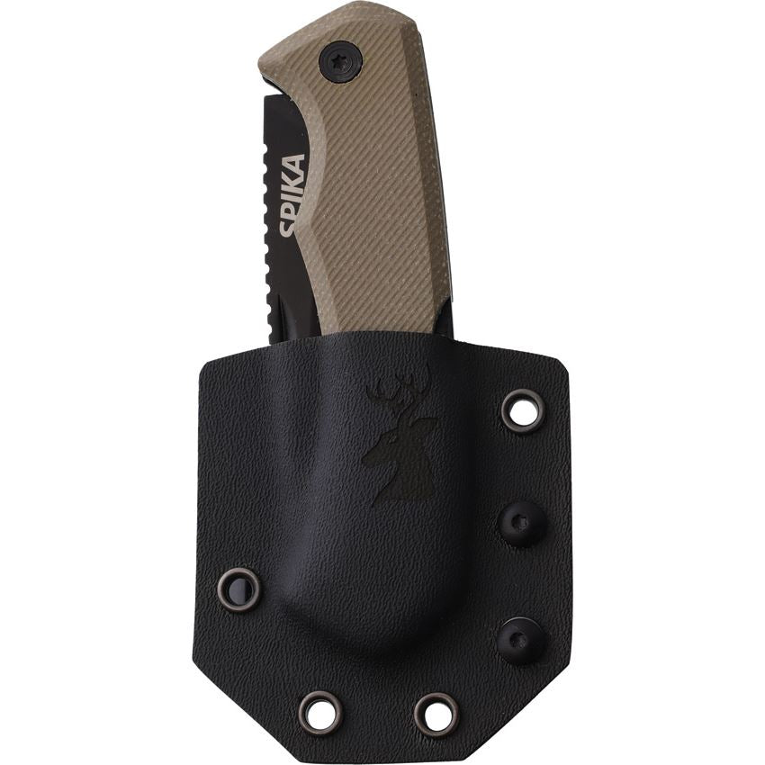 Spika CHFL020 Large Challenger Lockback Knife Green Handles