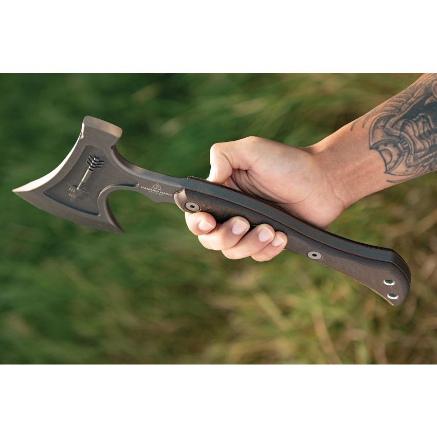 TOPS HAMH04 Hammer Hawk Axe with Backup