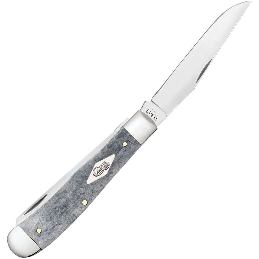 Case XX 34200 Trapper Knife Gray Bone Handles