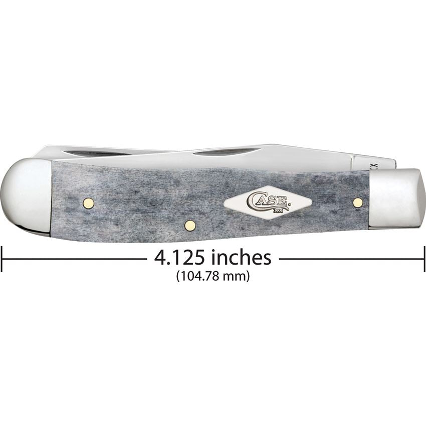 Case XX 34200 Trapper Knife Gray Bone Handles