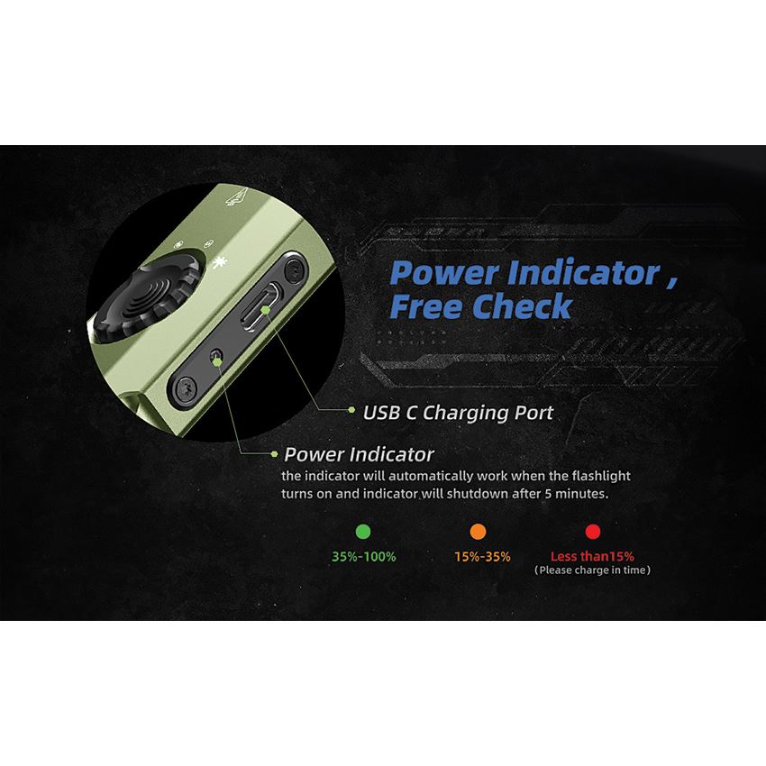 JETBeam E26GRN E26 Flashlight Green