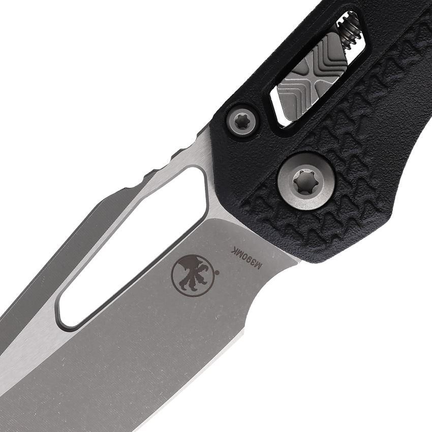 Microtech 210T10APPMBK MSI Apocalyptic Ram-Lok Knife Tri Grip Black Handles