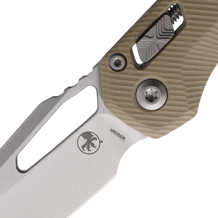 Microtech 21010FLGTTA MSI Stonewash Ram-Lock Knife Tan Handles