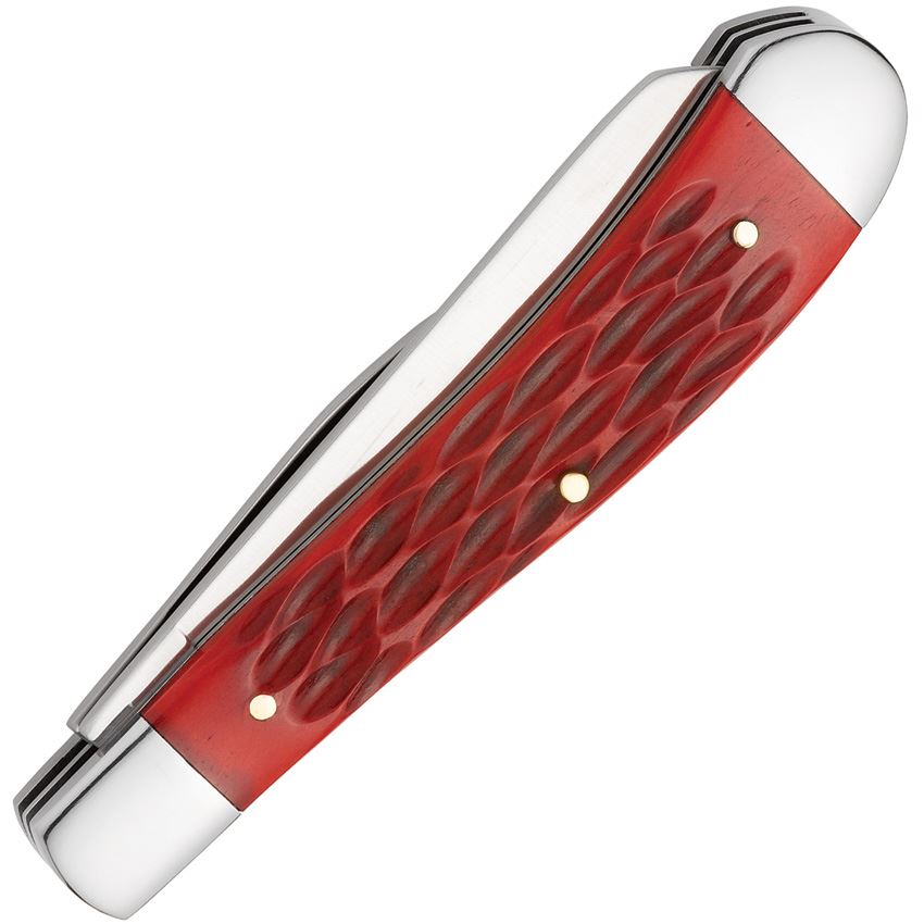 Browning 0547B Trapper Knife Red Jigged Bone Handles