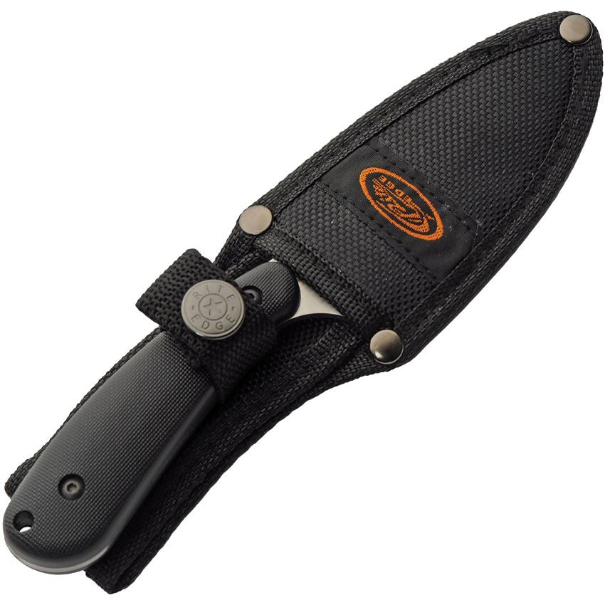 Rite Edge 211599BK Trailing Skinner Fixed Blade Knife Black Handles