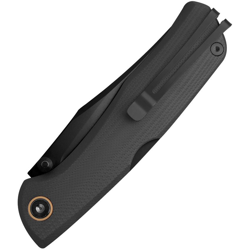 RUIKE P882B P882 Black Lockback Knife Black Handles