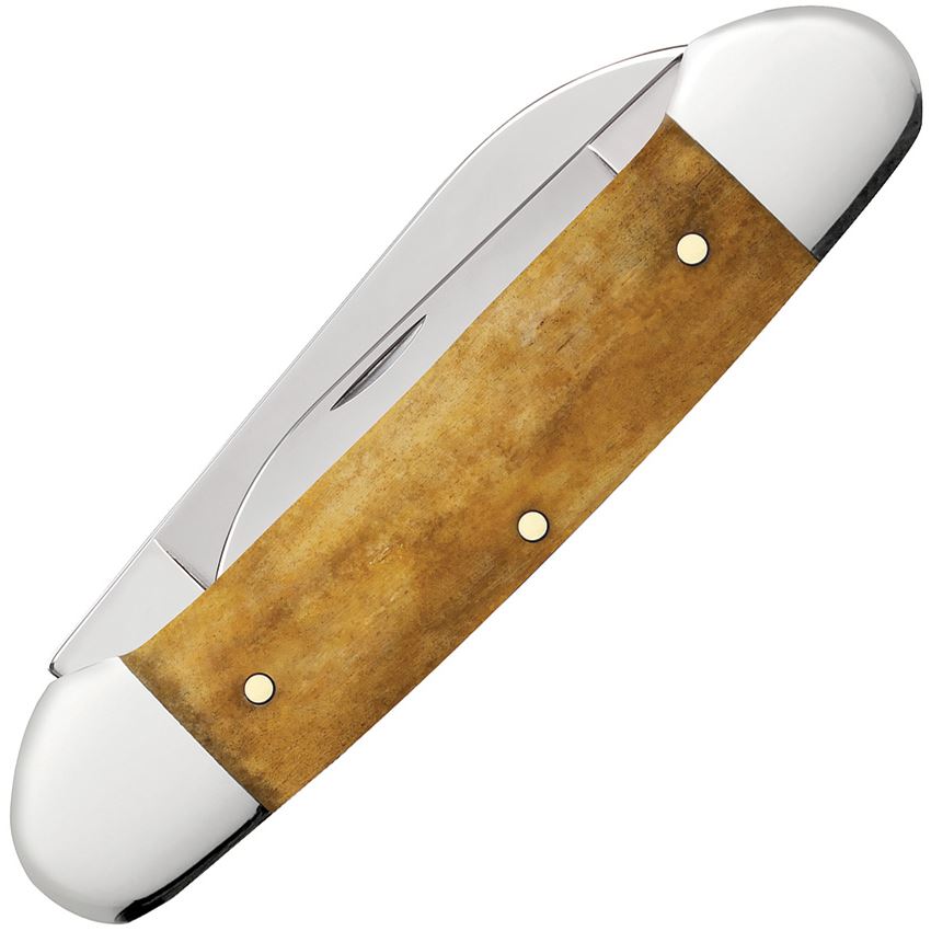 Case XX 10717 John Wayne Canoe Knife Antique Bone Handles