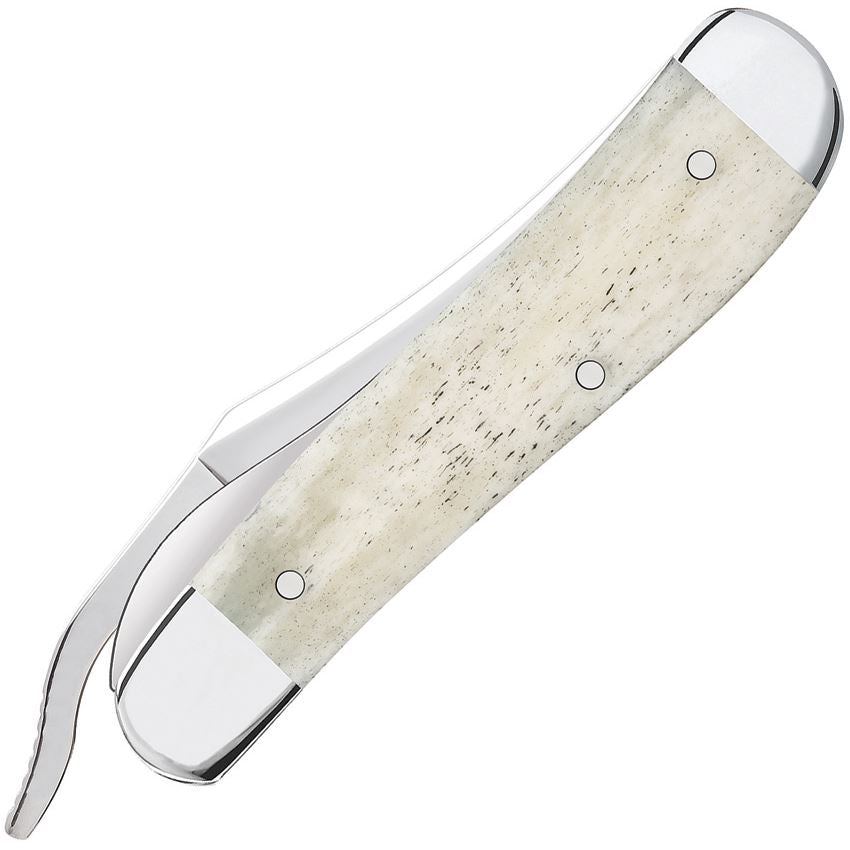 Case XX 14341 Ford Russlock Knife Natural Smooth Bone Handles