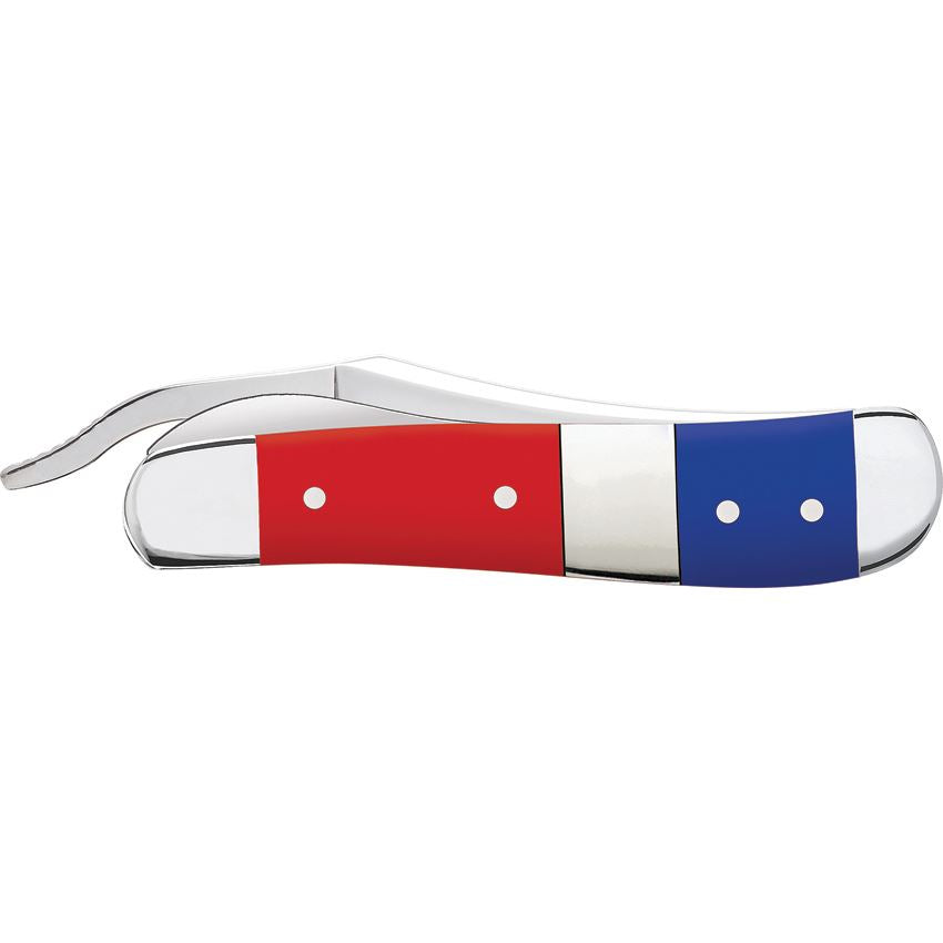 Case XX 18069 Boy Scout Russlock Knife Red/White/Blue Handles