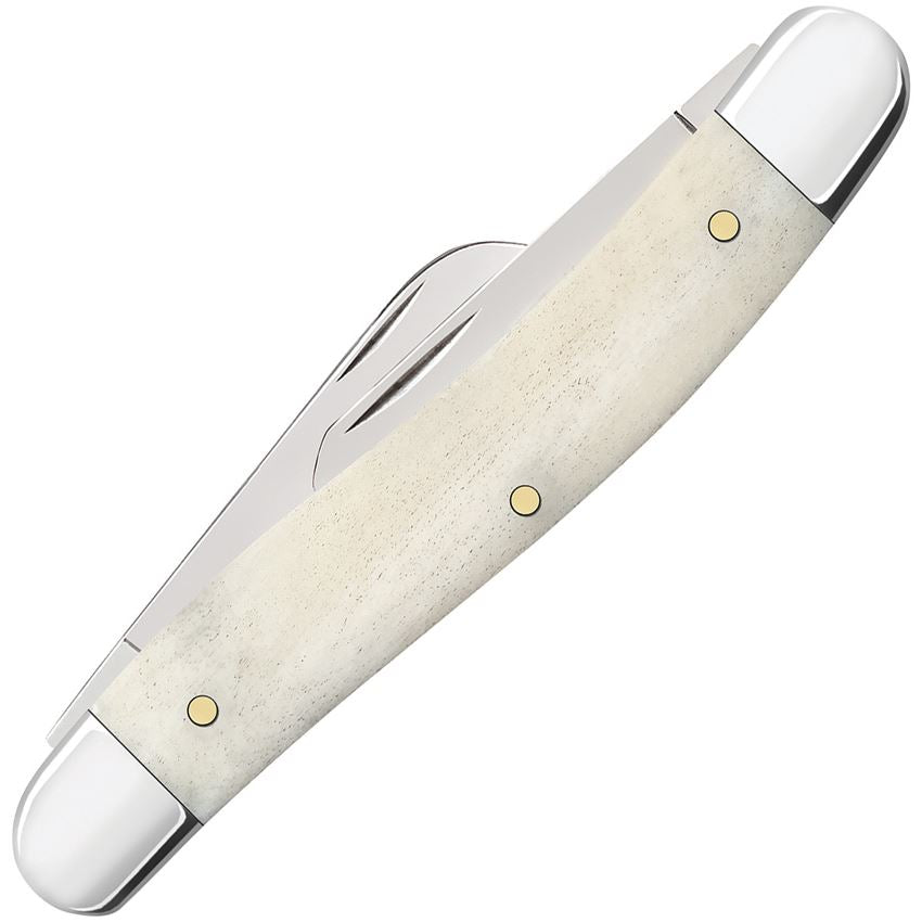 Case XX 27014 Jeep Medium Stockman Knife Natural Smooth Bone Handles