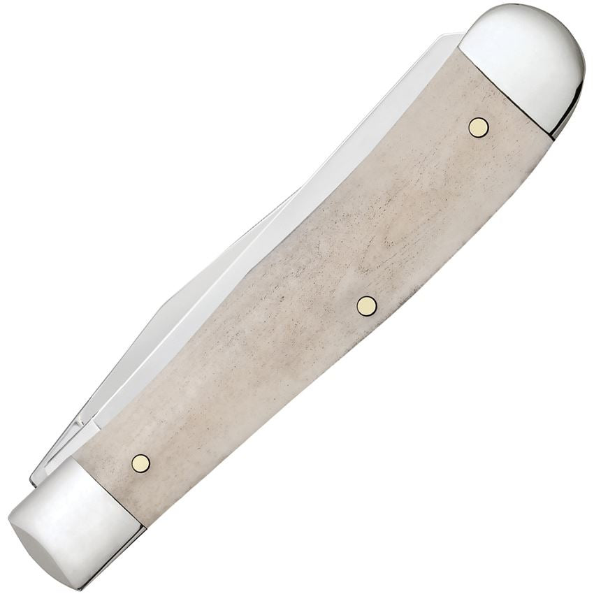 Case XX 15053 U.S. Army Trapper Knife Natural Bone Handles