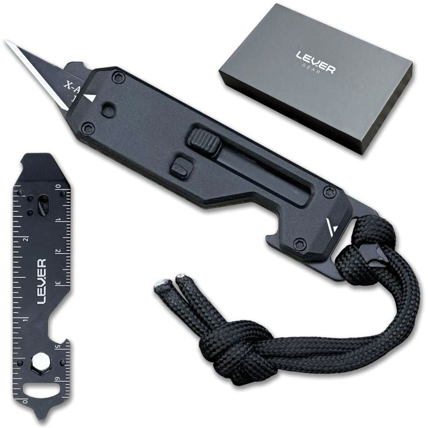 Lever Gear 110101 Edge XT Multi Tool Black Handles