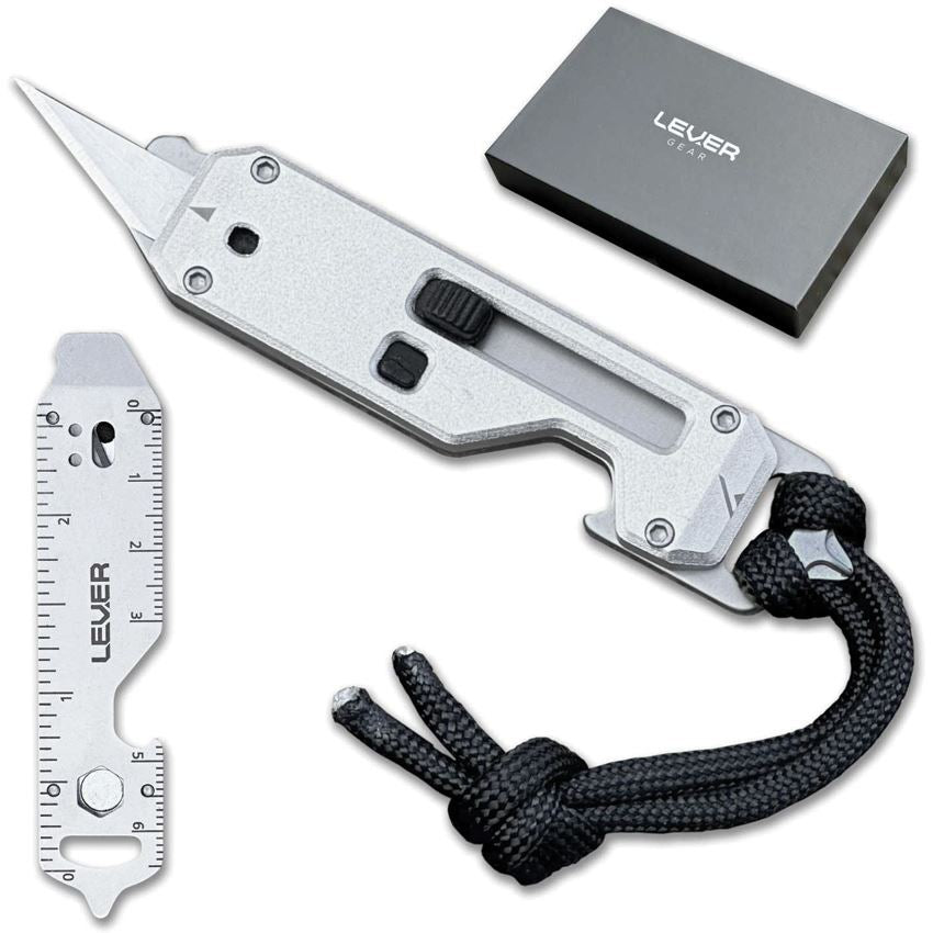 Lever Gear 110001 Edge XT Multi Tool Silver Handles