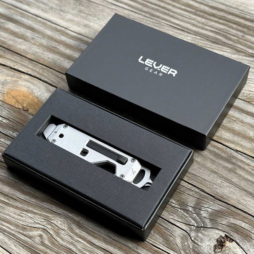 Lever Gear 110001 Edge XT Multi Tool Silver Handles