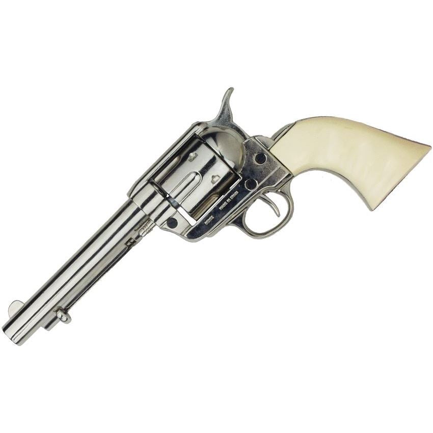 Denix 1150N Western Frontier Pistol with Nickel Finish