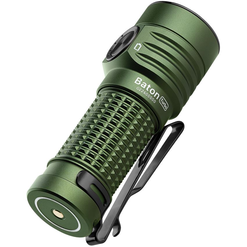 Olight BTNTURBOODG Baton Turbo Flashlight OD CW